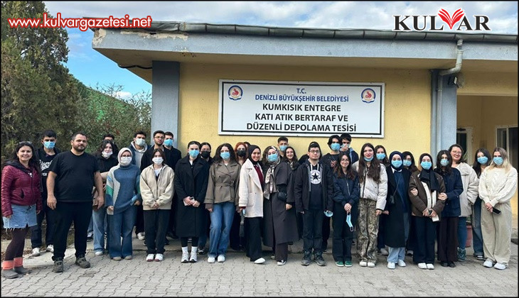 PAÜ öğrencilerinden Kumkısık Entegre Atık Bertaraf Tesisi’ne eğitim ziyareti 