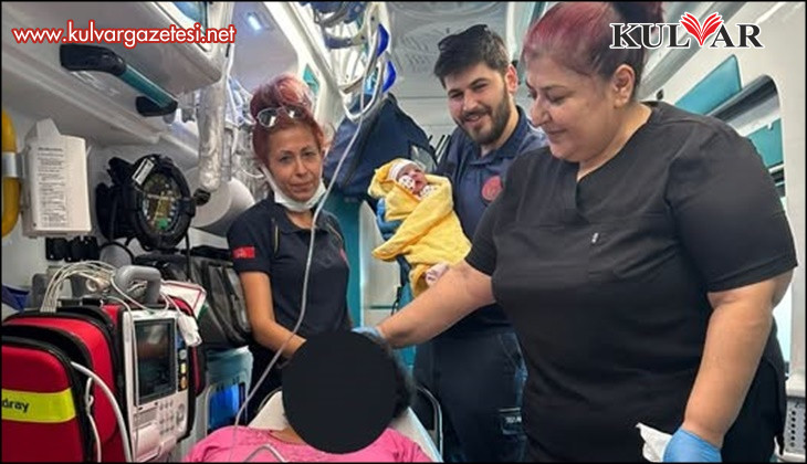 Sancıları başlayan anne hastaneye yetişemedi