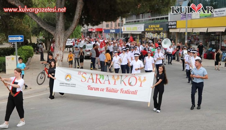 Sarayköy festivali yoğun ilgi ile başladı