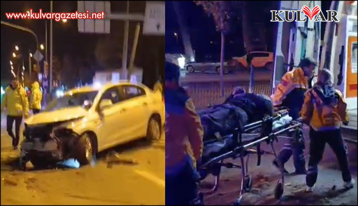 Sarayköy yolunda kırmızı ışık ihlali yapan mikser ortalığı savaş alanına çevirdi; 5 yaralı