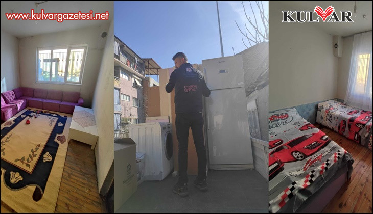 Sarayköy'deki yangının yaralarını Sevgi Eli sardı