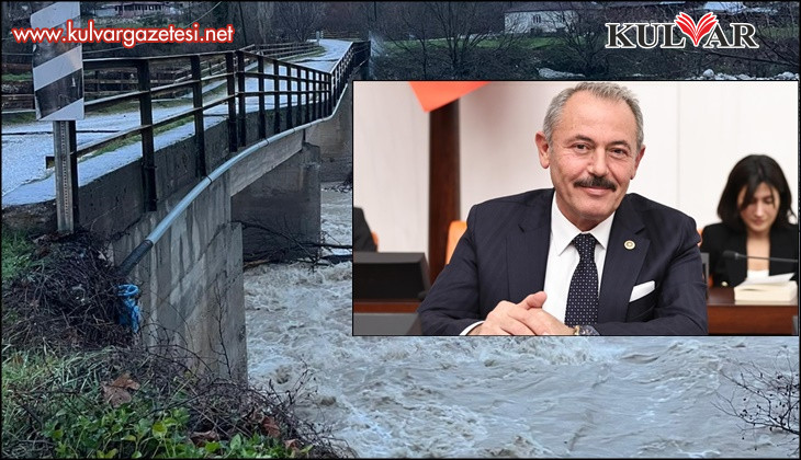Şiddetli yağışların kullanılamaz hale getirdiği Sarıkavak Köprüsü 110 milyona yeniden yapılacak