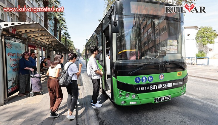 Sınava gireceklere belediye otobüsleri ücretsiz