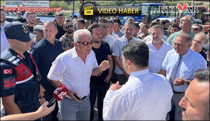 Su alamayan üreticilerin eyleminde arayı, Sarayköy kaymakamı buldu