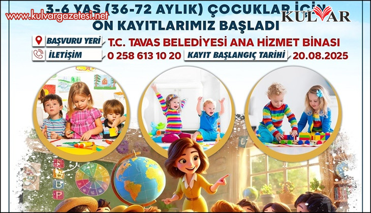 Tavas Belediyesi Çocuk Gelişim Merkezi açılıyor