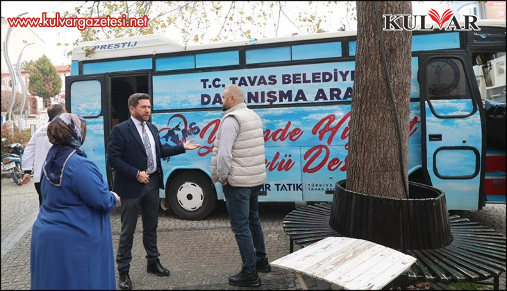 Tavas Belediyesi dayanışma aracı hizmete başladı