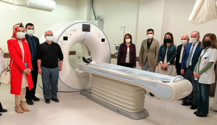  Tavas Devlet Hastanesi'nde tomografi cihazı yenilendi