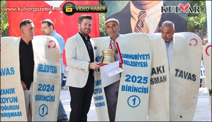 Tavas’ın en lezzetli yoğurt ve kavun üretici belirlendi