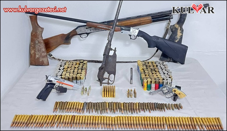 Torna atölyesinde silah tamiri ve satışı yapan şahıs operasyon sonucu yakalandı