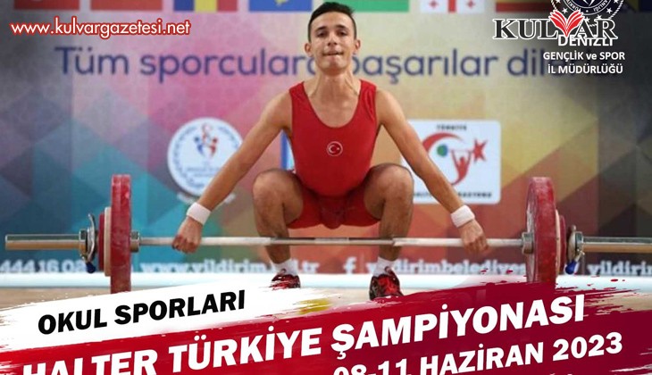 Türkiye Halter Şampiyonası Denizli’de başlıyor