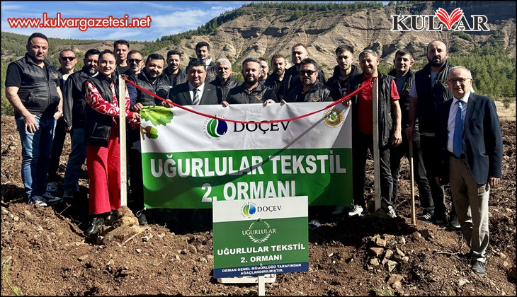 Uğurlular Tekstil 2000 fidanlık 2. Uğurlular Ormanı ile geleceğe nefes verdi
