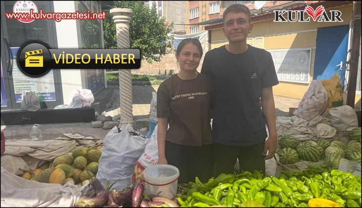 Üniversiteli kardeşler hem aileleri hem de kendileri için üretiyor