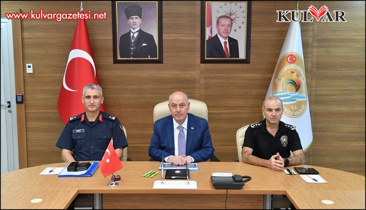 Vali Coşkun, Ağustos ayı asayiş verilerini paylaştı