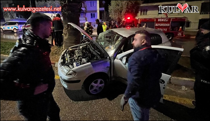 Yağışın neden olduğu kaza ucuz atlatıldı