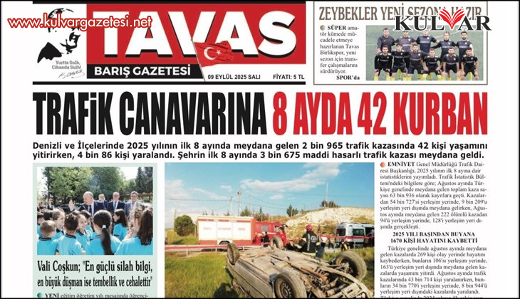 Yarım asırlık Tavas Barış Gazetesi yeni yüzüyle okuyucularıyla buluştu