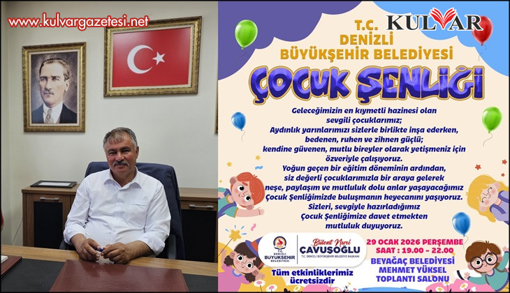 Yarıyıl şenliği ile Beyağaçlı çocuklar eğlenceye doyacak