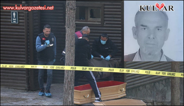 Yaşlı adam parkın lavabosunda ölü olarak bulundu