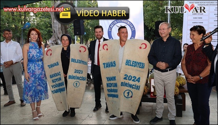 Yoğurt ve kavunun en iyileri Tavas'ta belirlendi