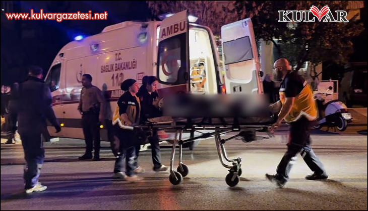 Yola kontrolsüz çıkan otomobil, motosikletle çarpıştı: 1 yaralı