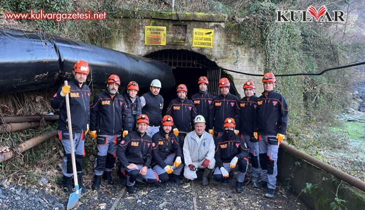 Zonguldaklı madencilerden PAKUT'a tahkimat eğitimi